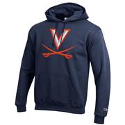  Virginia Champion Giant Logo Hoodie