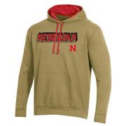  Nebraska Champion Applique Fleece Po Hoodie