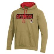  Georgia Champion Applique Fleece Po Hoodie