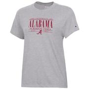  Alabama Champion Women's Bar Stack Core Tee