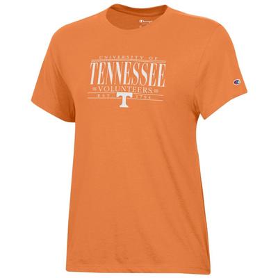 Tennessee Champion Women's Bar Stack Core Tee