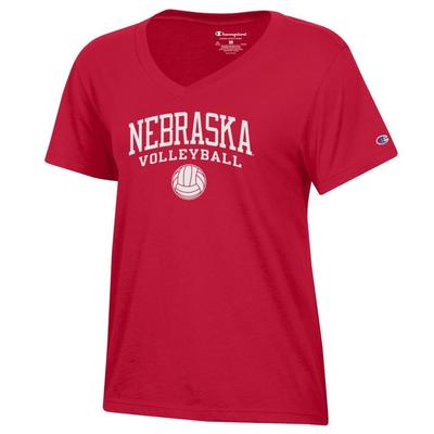 Nebraska Champion Women's Arch Volleyball Core V-Neck