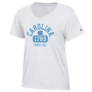  Unc Champion Women's Arch Logo City Core V- Neck