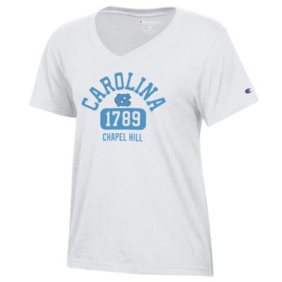 UNC Champion Women's Arch Logo City Core V-Neck