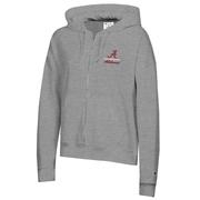  Alabama Champion Women's Logo Line Script Powerblend Full Zip