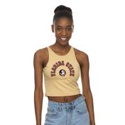  Florida State Zoozatz First Down Arch Logo Crop Tank Top