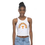  Tennessee Zoozatz First Down Arch Logo Crop Tank Top