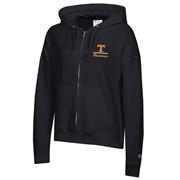  Tennessee Champion Women's Logo Line Script Powerblend Full Zip