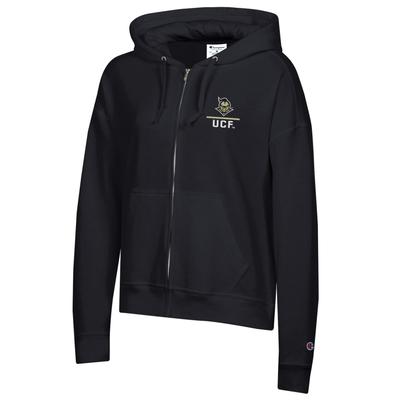 UCF Champion Women's Logo Line Script Powerblend Full Zip