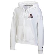  Georgia Champion Women's Logo Line Script Powerblend Full Zip