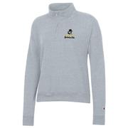  App State Champion Women's Logo Line Script Powerblend 1/4 Zip