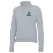  Michigan State Champion Women's Logo Line Script Powerblend 1/4 Zip