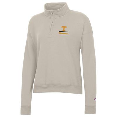 Tennessee Champion Women's Logo Line Script Powerblend 1/4 Zip