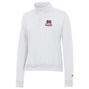  Mississippi State Champion Women's Logo Line Script Powerblend 1/4 Zip