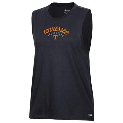 Tennessee Champion Women's Core Muscle Script Arch Tank Top