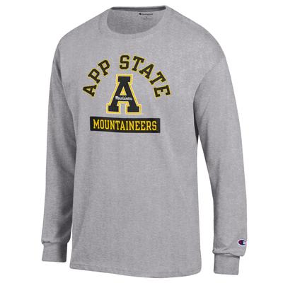 App State Champion Arch Logo Pill Long Sleeve Tee