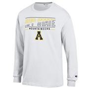  App State Champion Split Color Straight Long Sleeve Tee