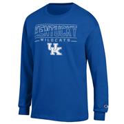  Kentucky Champion Split Color Straight Long Sleeve Tee