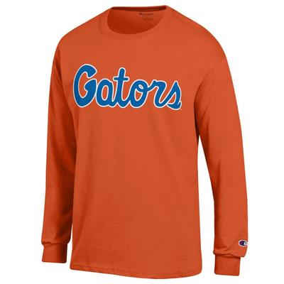 Florida Champion Gators Script Long Sleeve Tee