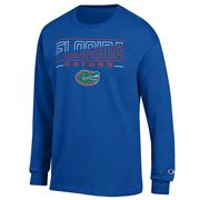  Florida Champion Split Color Straight Long Sleeve Tee