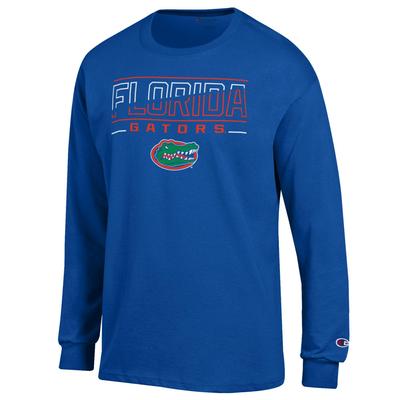 Florida Champion Split Color Straight Long Sleeve Tee