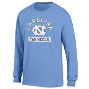  Unc Champion Arch Logo Pill Long Sleeve Tee