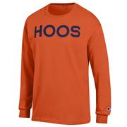  Virginia Champion Hoos Straight Long Sleeve Tee