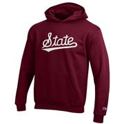  Mississippi State Champion Youth Script Hoodie