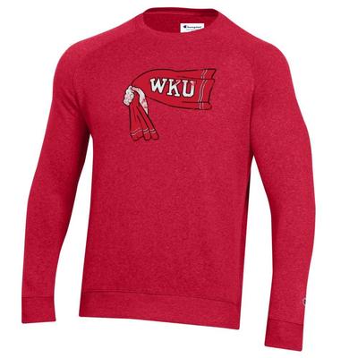 Western Kentucky Champion Vault Towel Triumph Fleece Raglan Crew