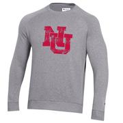  Nebraska Champion Vault Triumph Fleece Raglan Crew