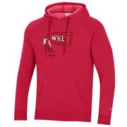  Western Kentucky Champion Vault Towel Triumph Fleece Raglan Hoodie