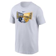  West Virginia Nike Backyard Brawl Head To Head Core Cotton Tee