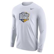  West Virginia Nike Backyard Brawl Core Cotton Long Sleeve Tee