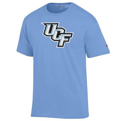 UCF Champion Giant Lunar Dust Logo Tee LT_BLUE