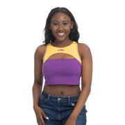  Lsu Zoozatz Peek- A- Boo Sports Bra