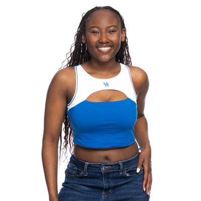 Kentucky Zoozatz Peek-a-Boo Sports Bra