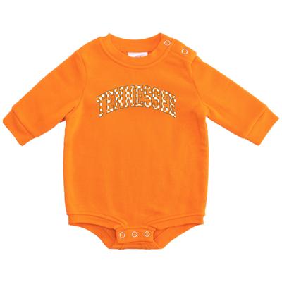 Tennessee Zoozatz Infant Checkerboard Fleece Onesie