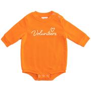  Tennessee Zoozatz Infant Script Heart Fleece Onesie