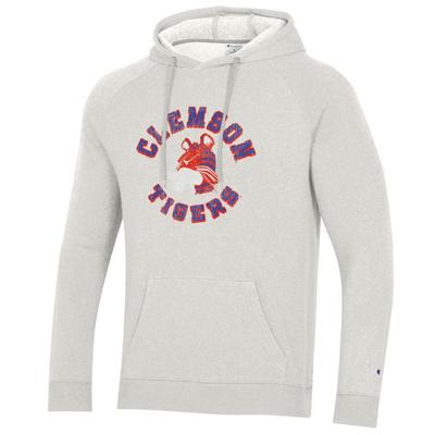 Clemson Champion Vault Triumph Fleece Raglan Hoodie