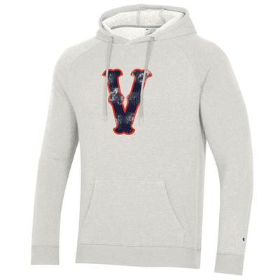 Virginia Champion Vault Triumph Fleece Raglan Hoodie PEBBLESTONE