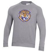  Lsu Champion Vault Triumph Fleece Raglan Crew