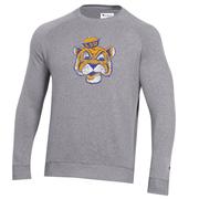  Lsu Champion Vault Triumph Fleece Raglan Crew