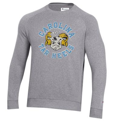 UNC Champion Vault Triumph Fleece Raglan Crew