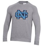  Unc Champion Vault Triumph Fleece Raglan Crew