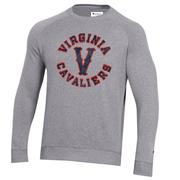  Virginia Champion Vault Triumph Fleece Raglan Crew