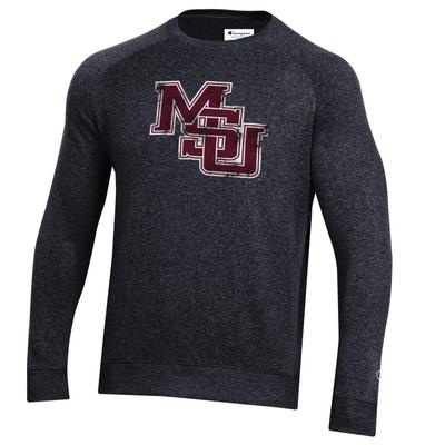 Mississippi State Champion Vault Interlock Triumph Fleece Raglan Crew