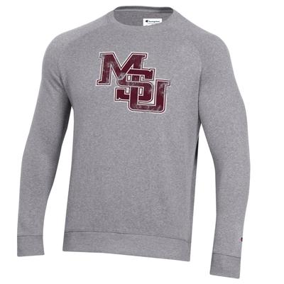 Mississippi State Champion Vault Interlock Triumph Fleece Raglan Crew