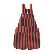  Navy And Orange Women's Team Overall Shorts