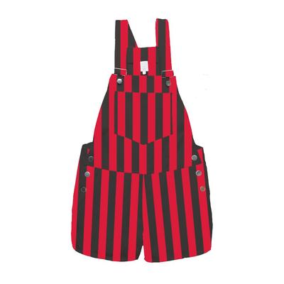 Red and Black Women's Team Overall Short