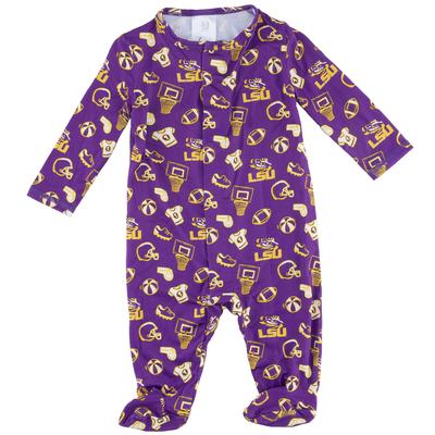 LSU Zoozatz Infant Sports Magnetic Footie